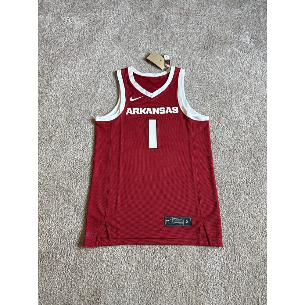 Arkansas Razorbacks NWT Nike Men’s Dri-Fit Basketball Jersey Size Small